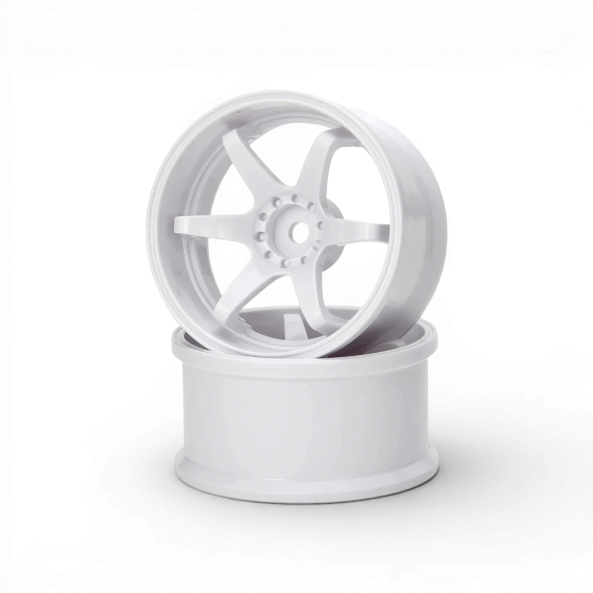 Jantes G-force Hayate N-6 Drift Offset+8 blanches avec haute traction, roues de voiture sport en image.