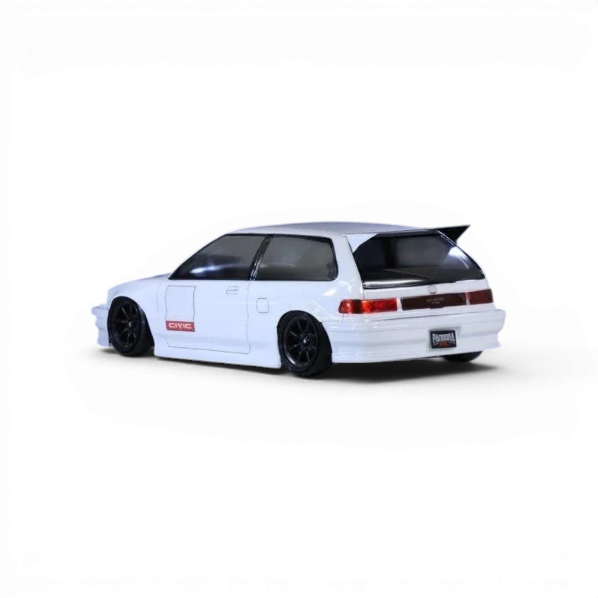 Modèle de carrosserie Honda Civic EF9 de Pandora RC, vue détaillée de la carrosserie pour voiture télécommandée.