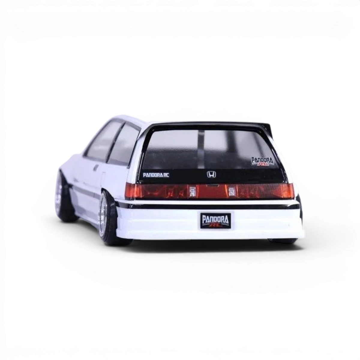 Modèle de voiture Honda Civic Si Wonder Civic Pandora RC, carrosserie détaillée avec peinture rouge et design sportif visible.