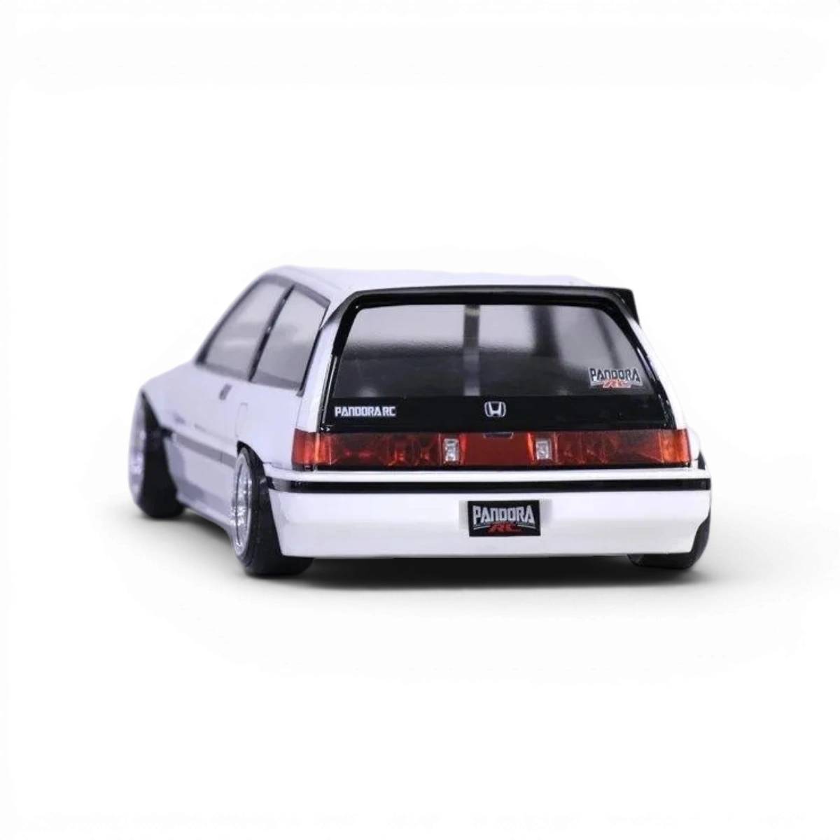 Modèle de carrosserie Honda Civic Si Wonder Civic par Pandora RC, vue détaillée du véhicule miniature.