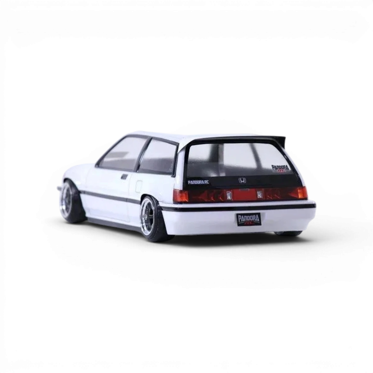 Voiture Honda Civic Si Wonder Civic de Pandora RC, carrosserie détaillée, vue de face avec finitions précises.