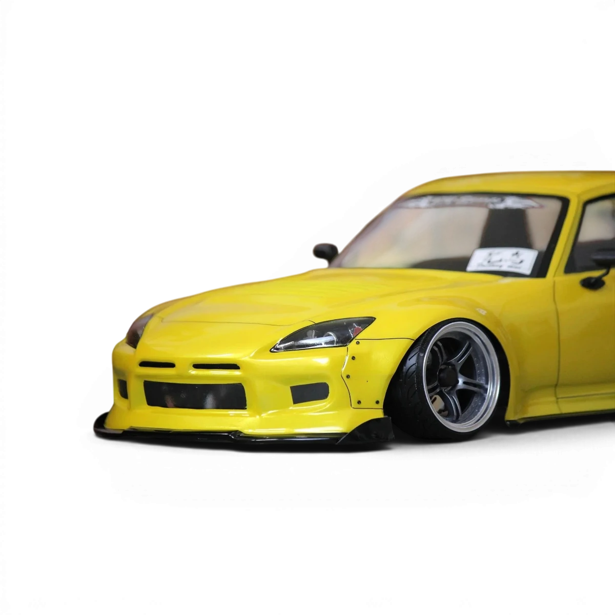 Carrosserie Honda S2000 BLS-Light de Pandora RC, modèle BN Sports, vue de profil avec détails de la carrosserie.
