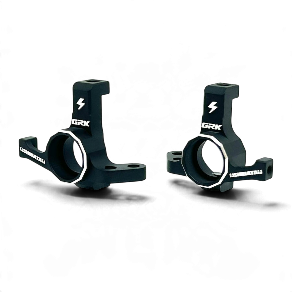 Fusées avant DriftParadiZ Lightweight Ver.TAKU en aluminium noir pour voiture RC drift avec logo GRK gravé
