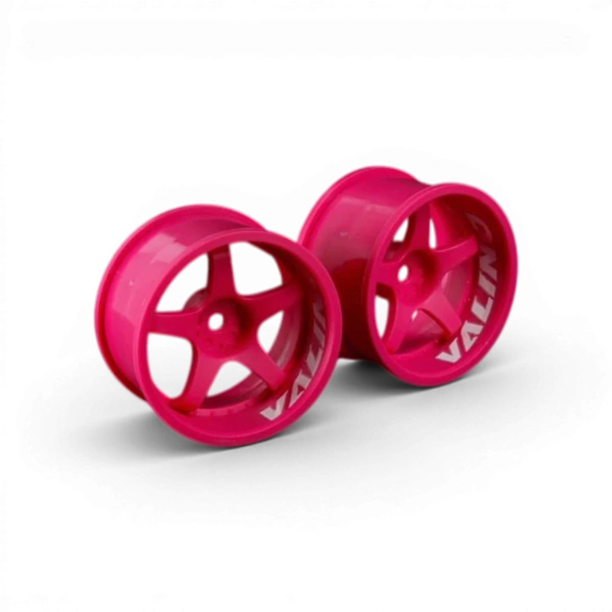Jante BuzzBreak R-SPEC Gokutan 30 mm offset +9 Rose Fluo, roue en alliage avec finition colorée pour voiture.