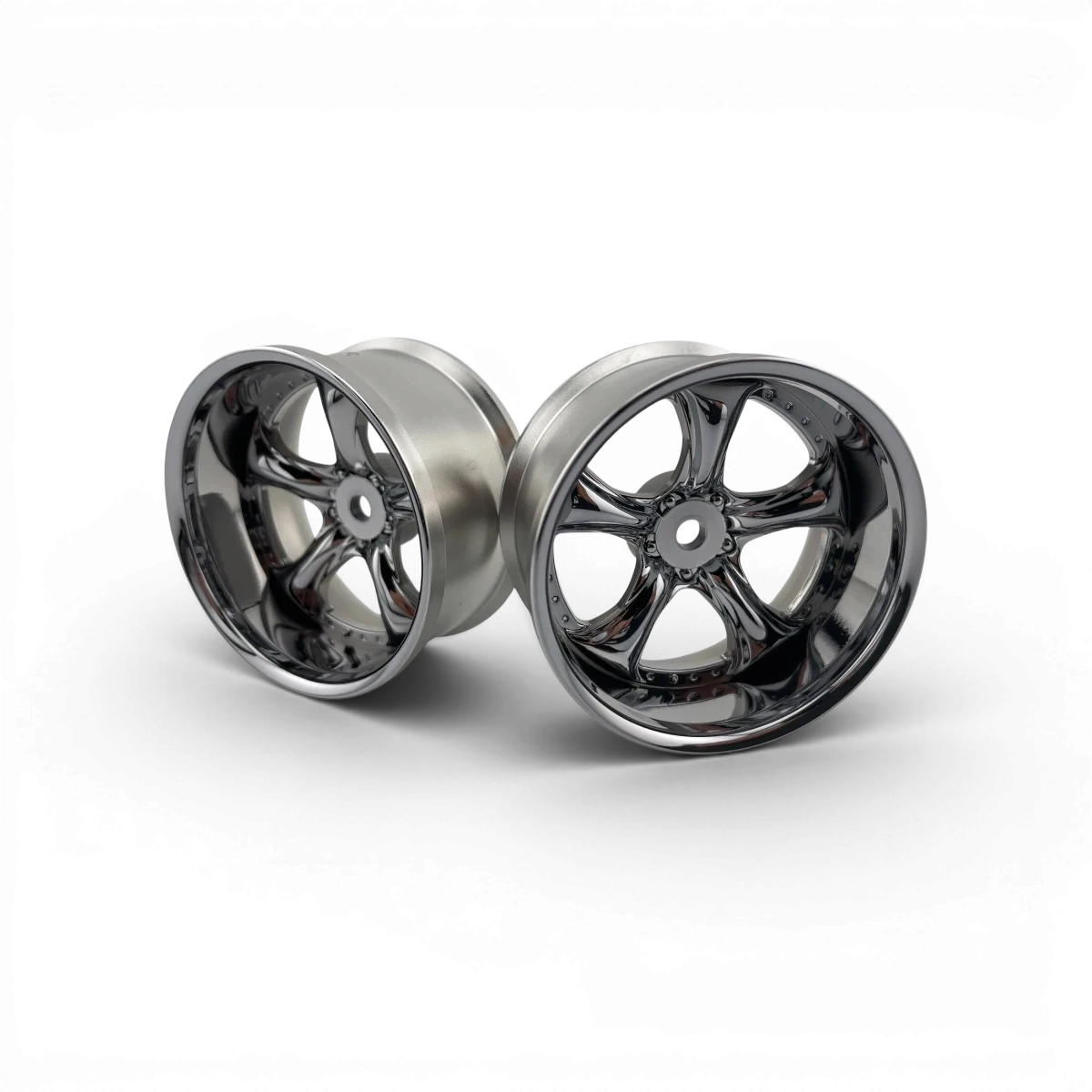 Jante WORK VS KF Chrome à haute traction, jantes profondes de 6 pouces, pour véhicules Custom Lab's, finition brillante chrome