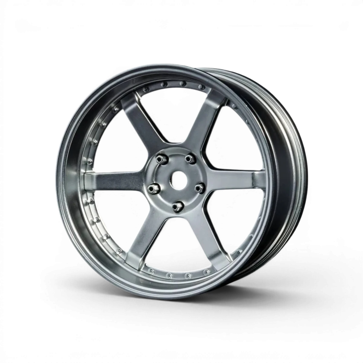 Jantes Max Speed Technology 106 avec offset réglable, finition gris mat, roues élégantes pour voiture sportive.
