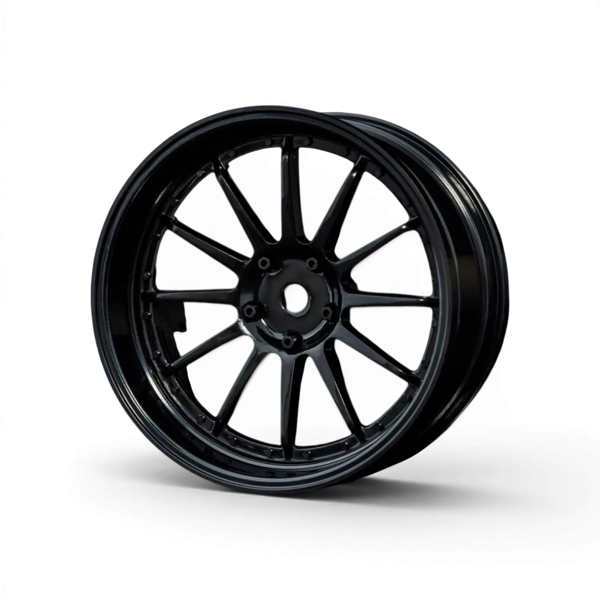 Jantes noires réglables de 21 pouces de Max Speed Technology, roues avec offset ajustable pour véhicule.