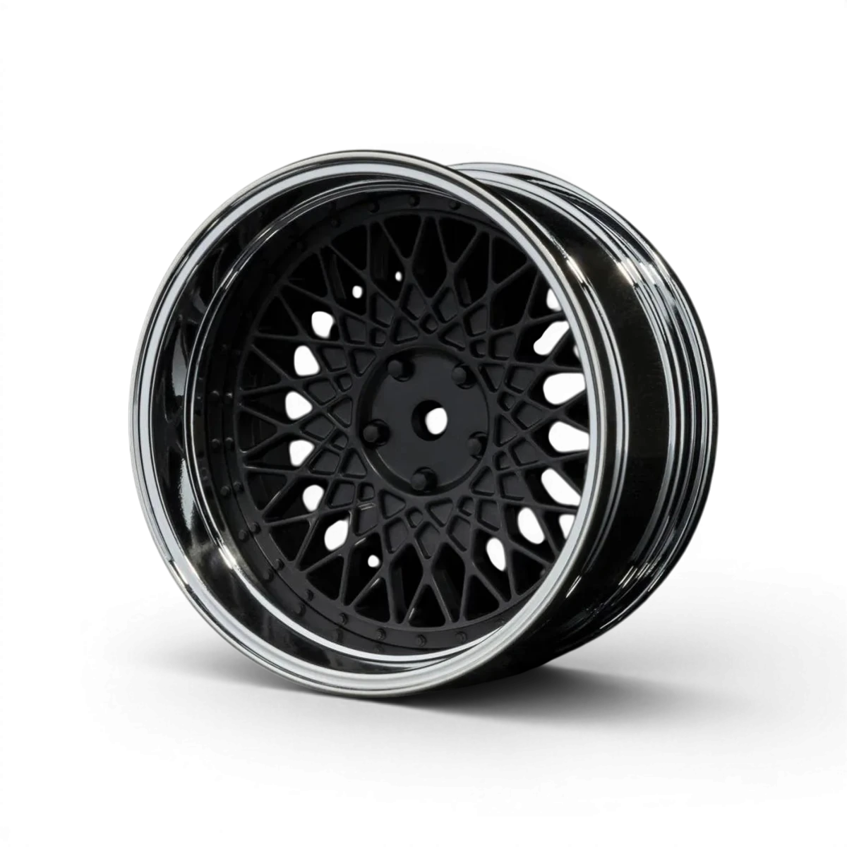 Jantes 501 Offset réglable Chrome/noire mat - MST - DriftParadiZ