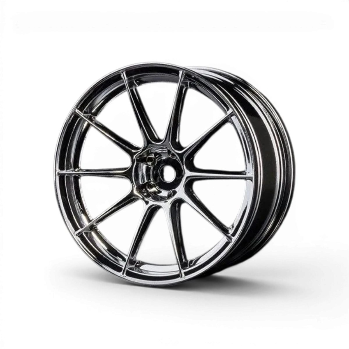 Jantes Max Speed Technology 5H + 5 chromées, roues en alliage avec finition brillante, pour voitures sportives.