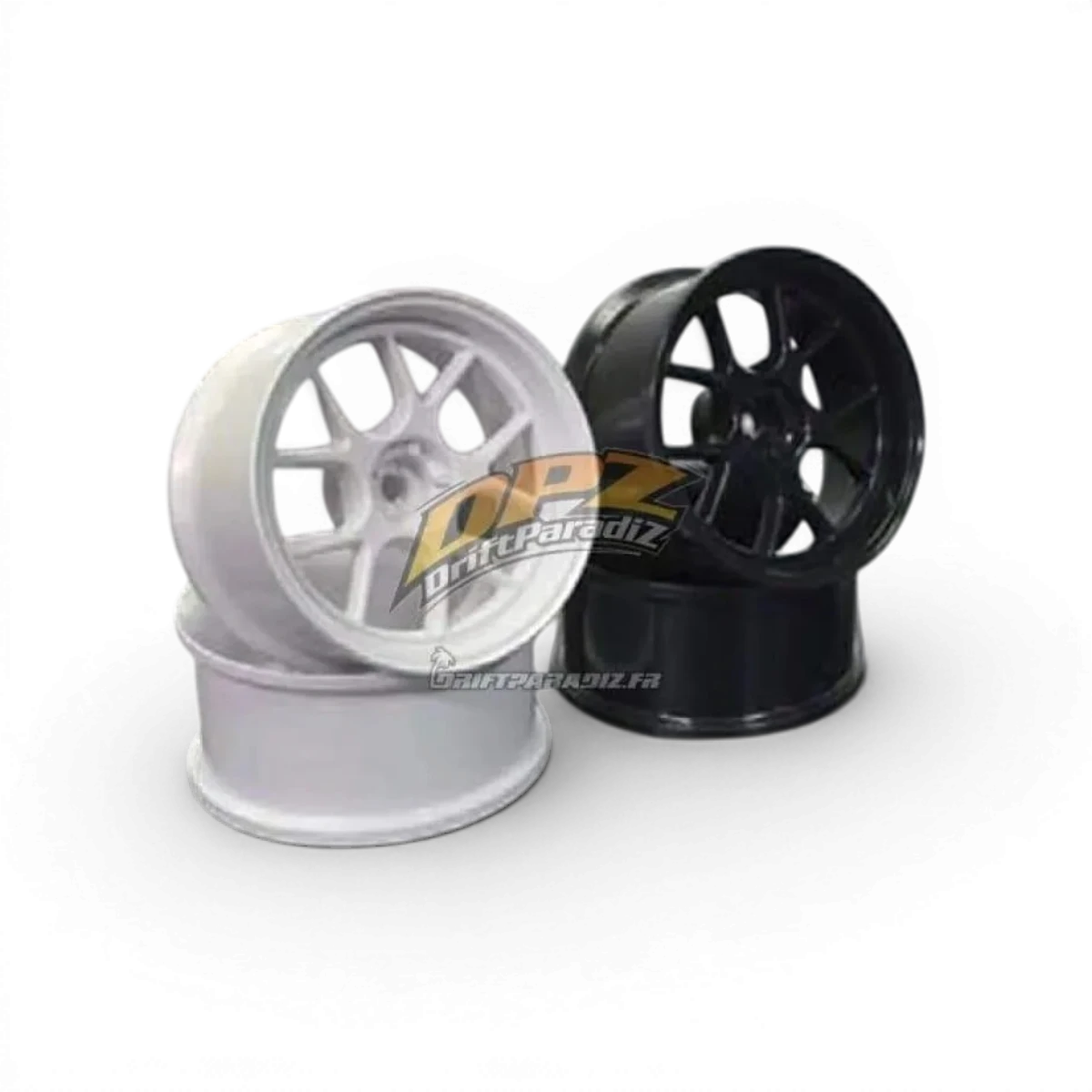Jantes ARW01 10mode Noires de la marque ARP Circuit, roues sportives en alliage noir avec finition de style moderne.