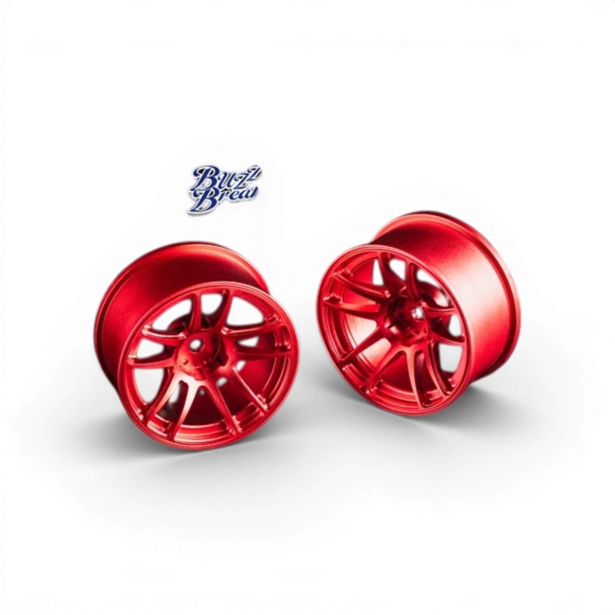 Jantes en aluminium Valino N820S 26mm anodisées rouges avec offset +7, pour roues de vélo, marque BuzzBreak.