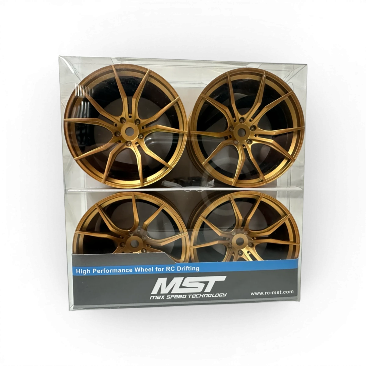 Jantes FX +11 Or de Max Speed Technology, roues en alliage doré avec design élégant pour vélo de course.