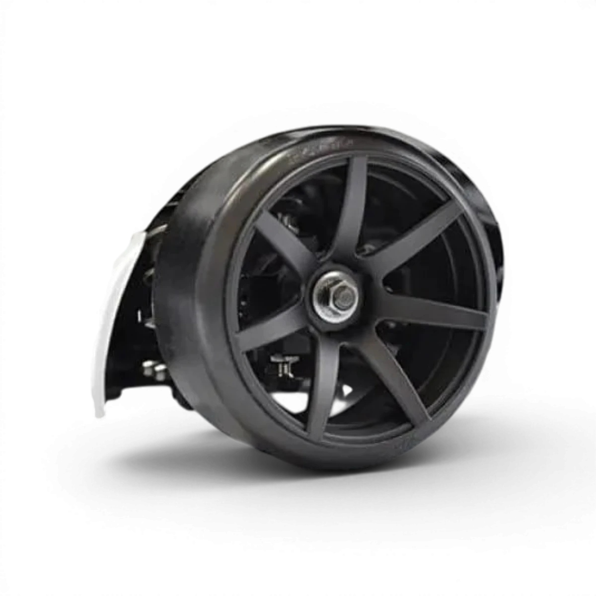 Jantes JD7 offset 8mm noires de la marque Team Reve D, roues sportives avec finition noire brillante.