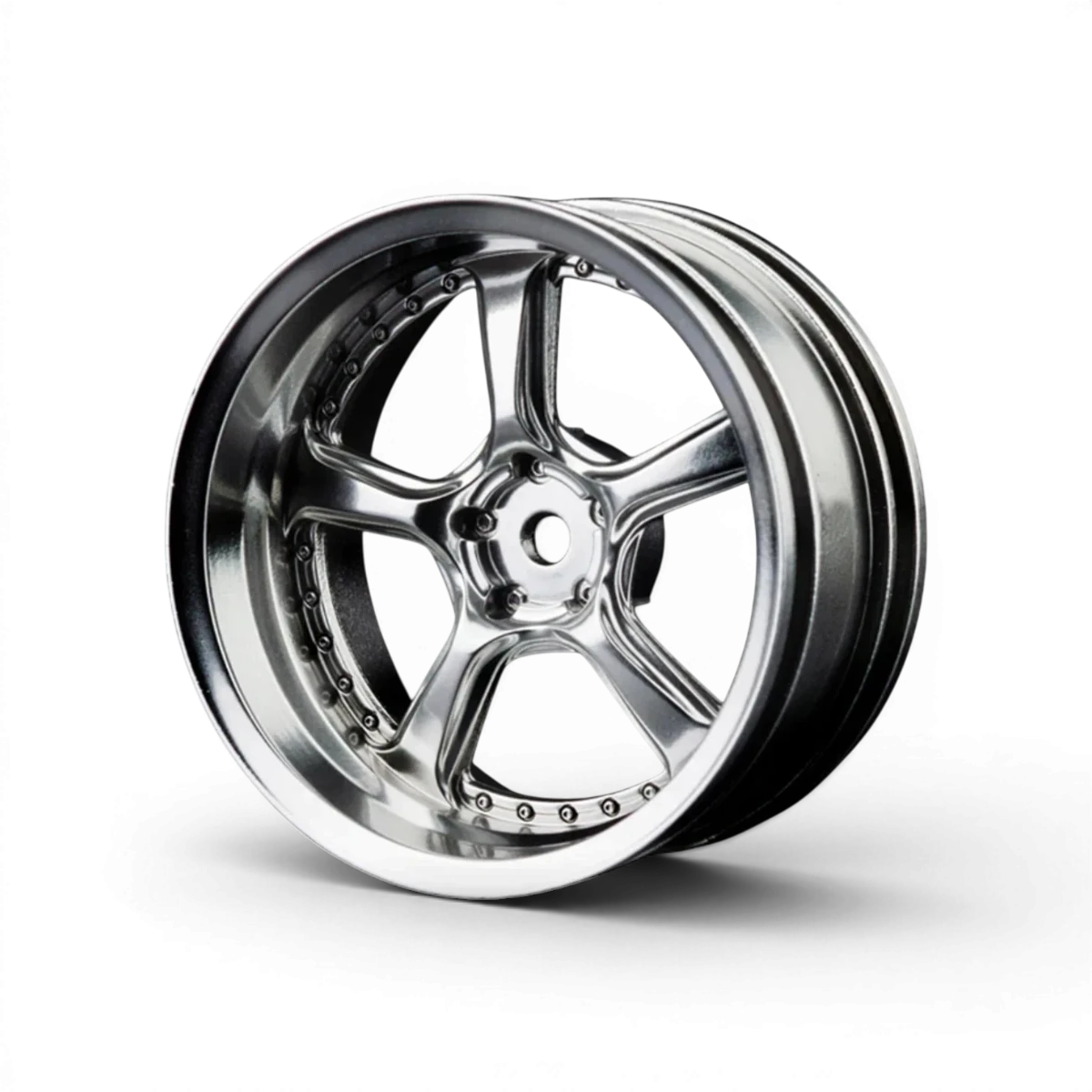 Jantes Max Speed Technology Kairos +5 Chrome Mat, roues élégantes avec finition chromée mate, pour voiture sportive.