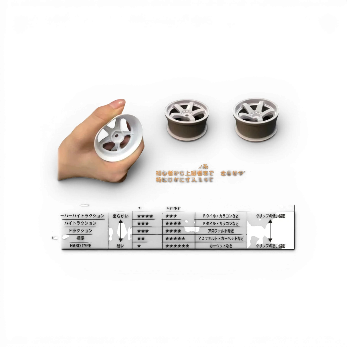 Jantes N Model Ver.3 OFFSET 6 - Blanche - TOPLINE - DriftParadiZ