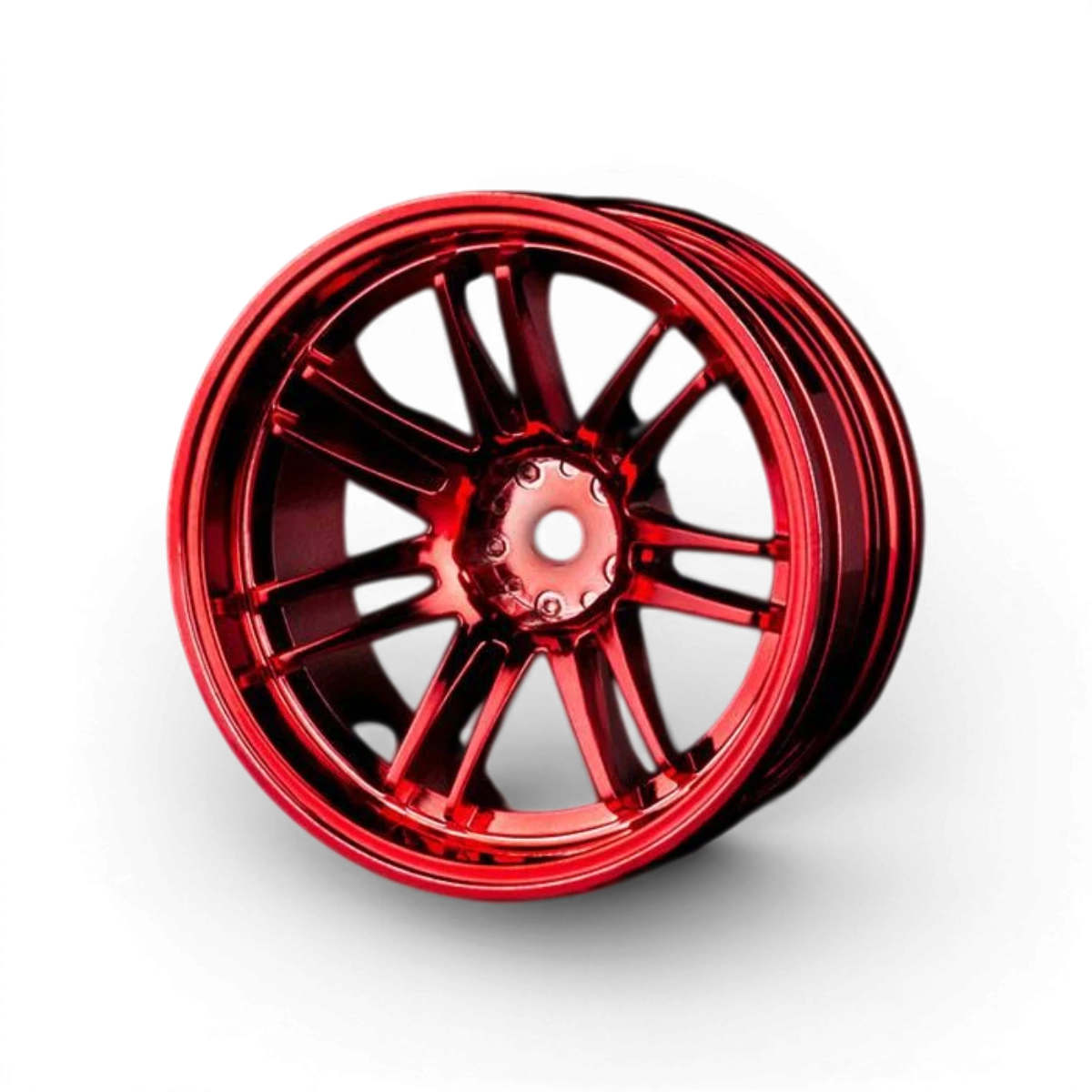 Jantes Max Speed Technology RE30+10 rouges, roues en alliage avec design sportif, visibles sur l'image.