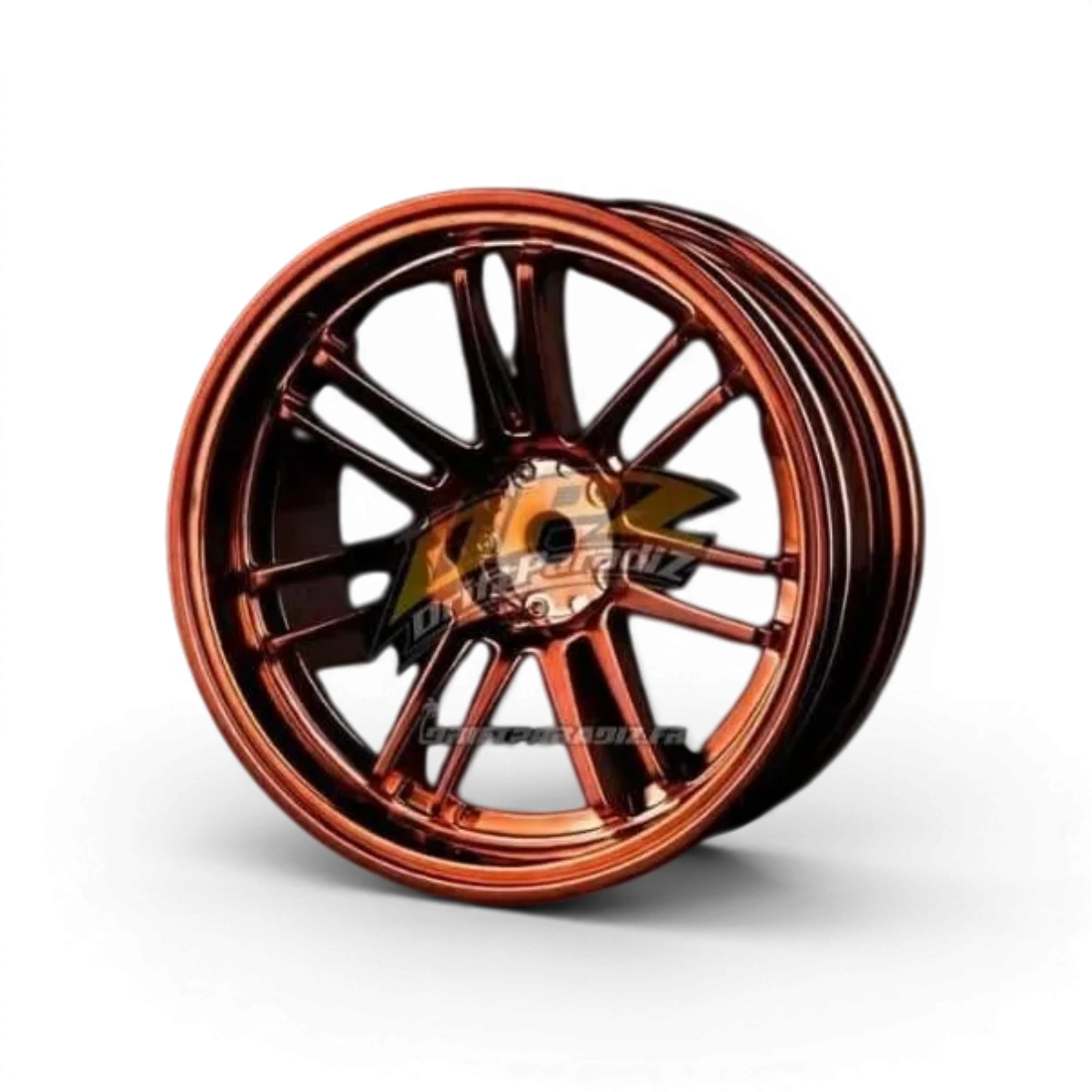 Jantes RE30 +8 cuivre de Max Speed Technology, roues en alliage avec finition cuivre pour véhicules sportifs.