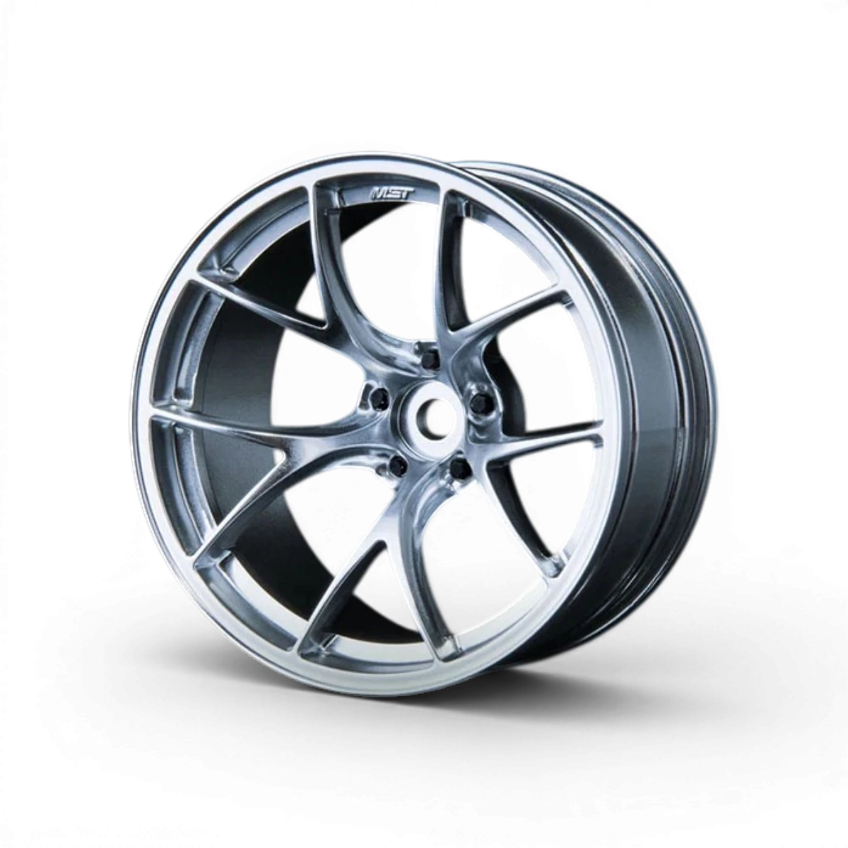Jantes Max Speed Technology RID +11 en chrome mat, roues de voiture avec finition élégante et design moderne.
