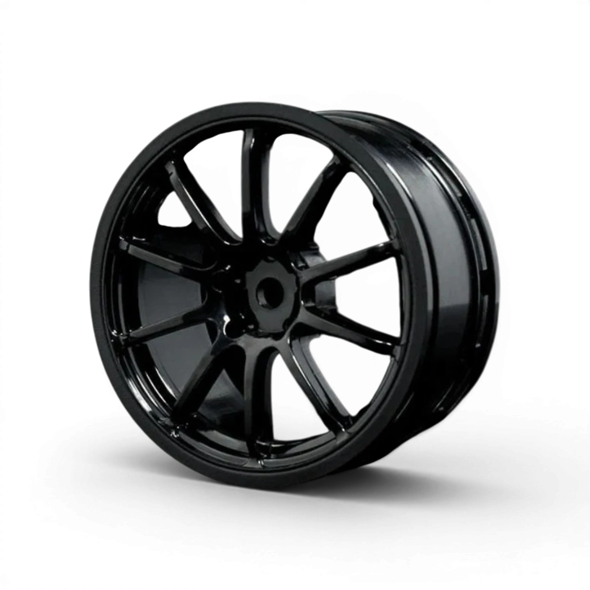 Jantes RS II +5 noires de Max Speed Technology, roues en alliage avec design élégant, vues de face sur fond blanc.