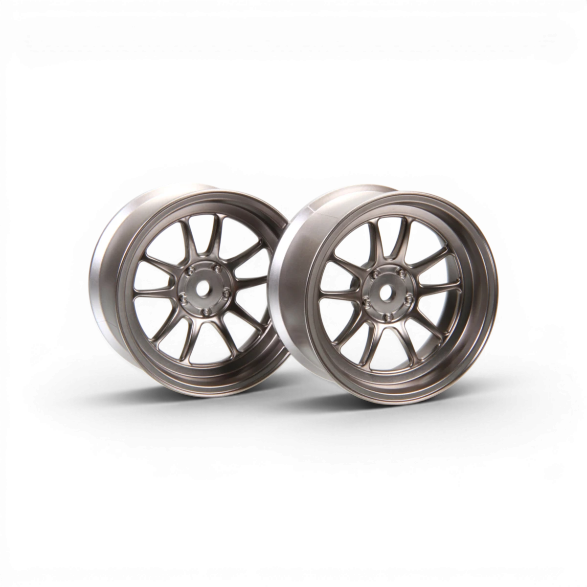 Jantes Shiba Wheel G23 Gris titane avec offset +7, roue en alliage léger, marque SHIBATA, vue d'ensemble.