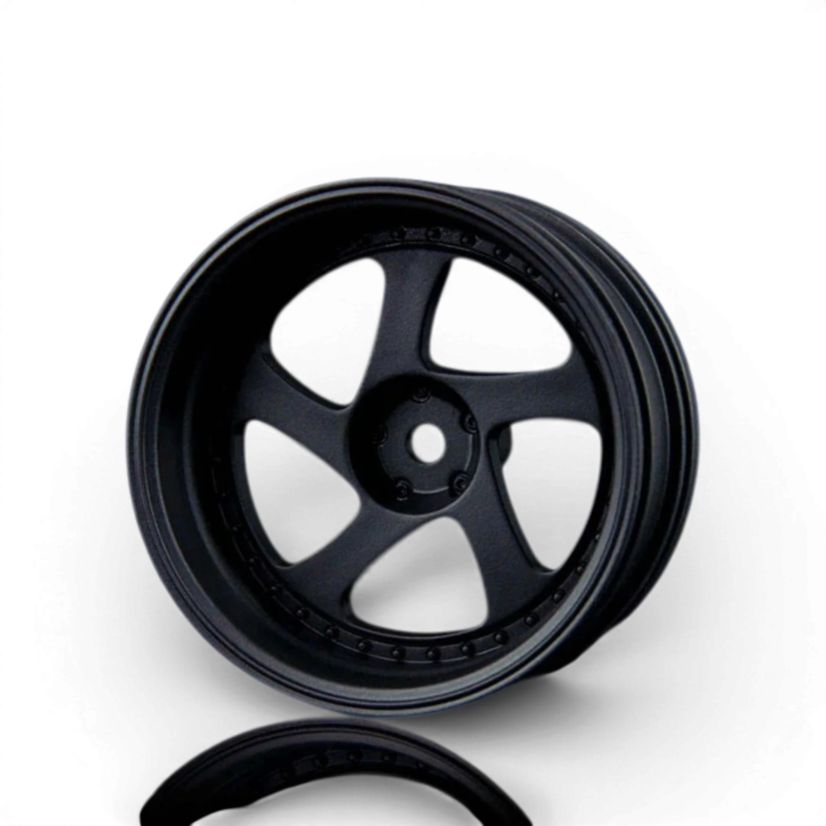 Roue Max Speed Technology TMB +11 noires mates, jantes pour vélo, vue en gros plan montrant la finition mate et le design.