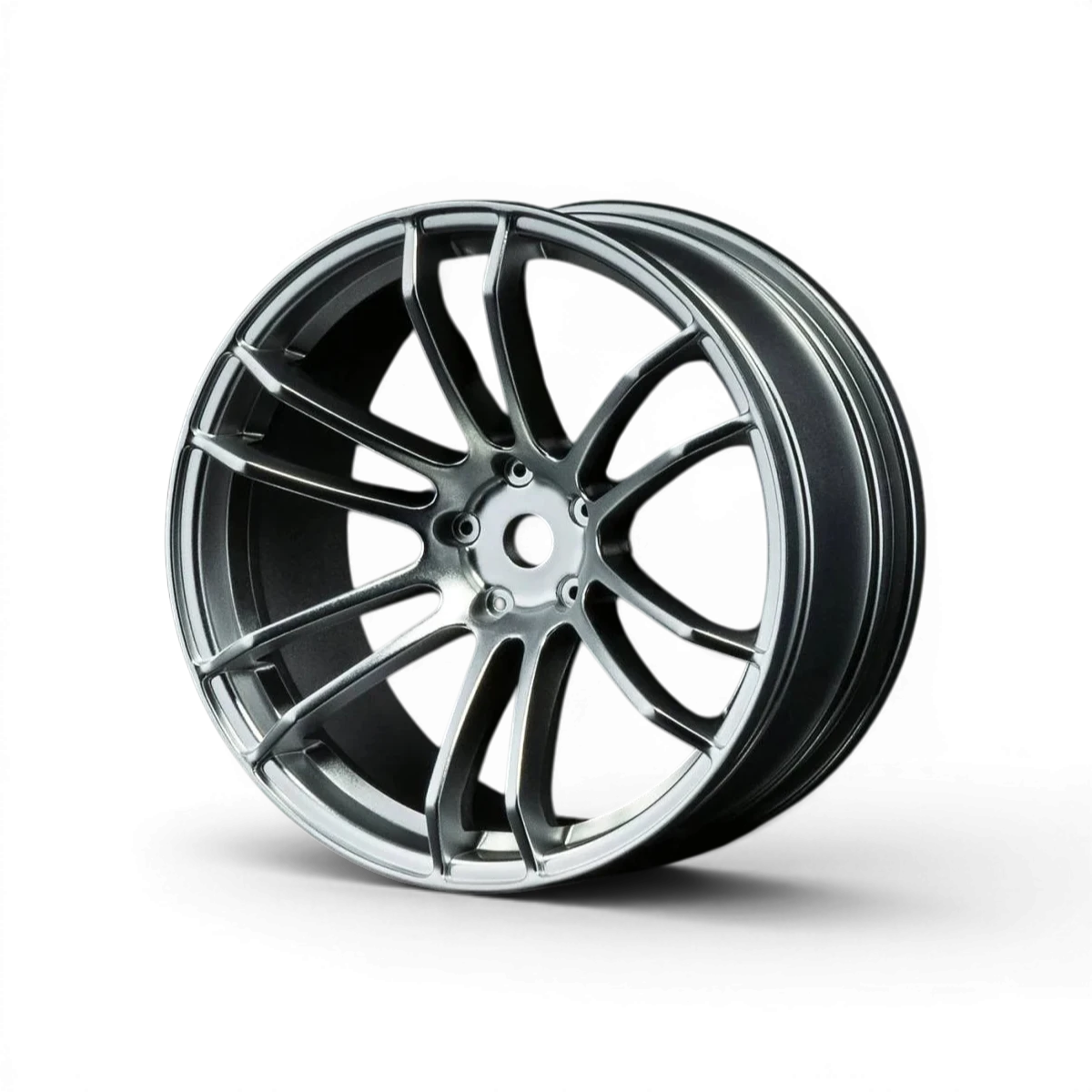 Jantes TSP +5 Chromes Mat de Max Speed Technology, roues en alliage avec finition chromée mate pour véhicules.