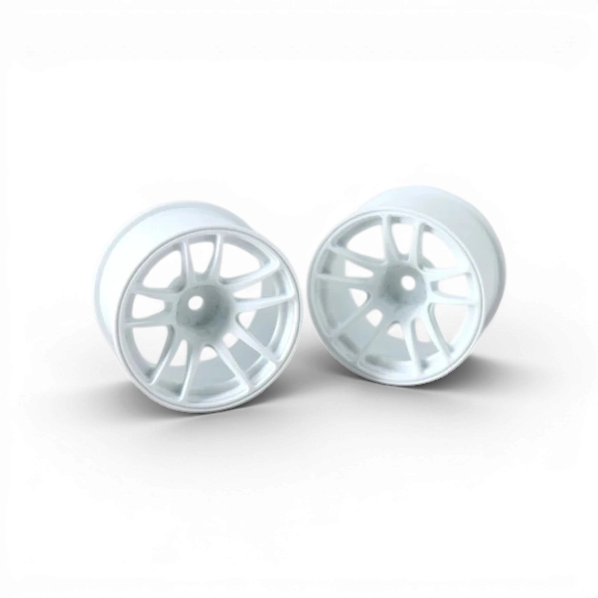 Jantes Valino N820S R-SPEC 30mm blanc et noir avec détails Off+9, pour vélo, par BuzzBreak, vue de face.