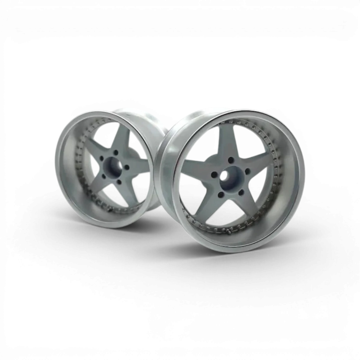 Jantes Work Equip blanc mat offset 8 de Custom Lab's, roues en alliage avec finition élégante et design moderne.