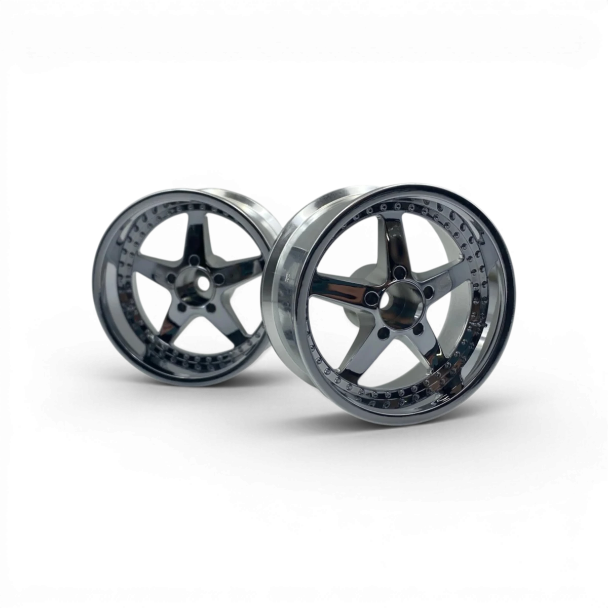 Jantes Work Equip Chromes offset 8, roues en alliage avec finition chromée, conçues pour une haute traction.