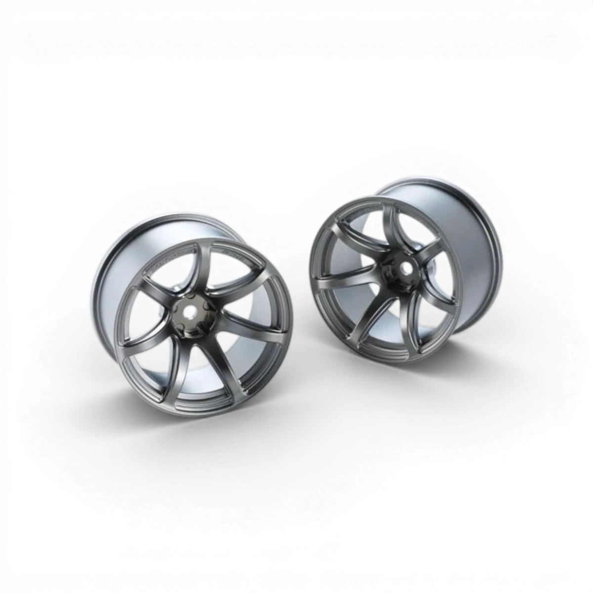 Jantes Work R Spec T7R Overdose, 30mm décalage, noir mat, en métal, pour véhicule, vue de face avec détails de la roue.