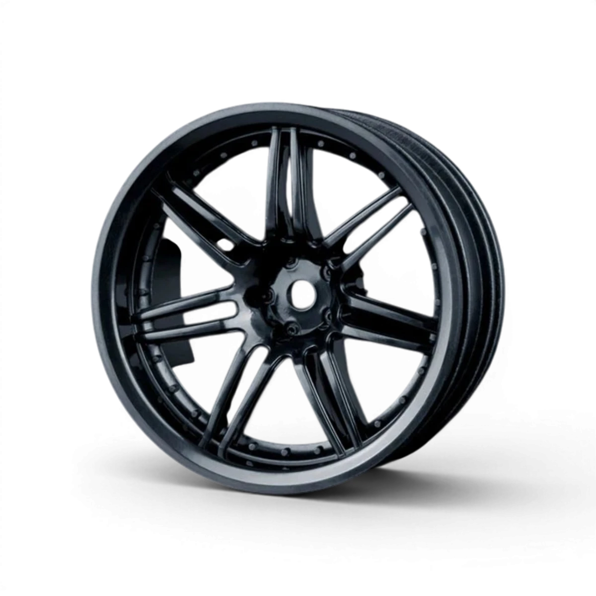 Roues Max Speed Technology X603 +8 Noires, jantes en acier avec finition noire pour véhicule.