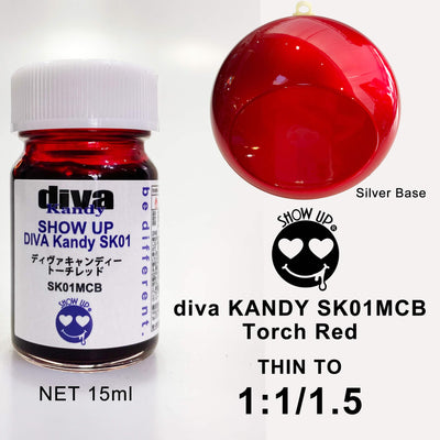 Kandy DIVA - Rouge torche - Show UP