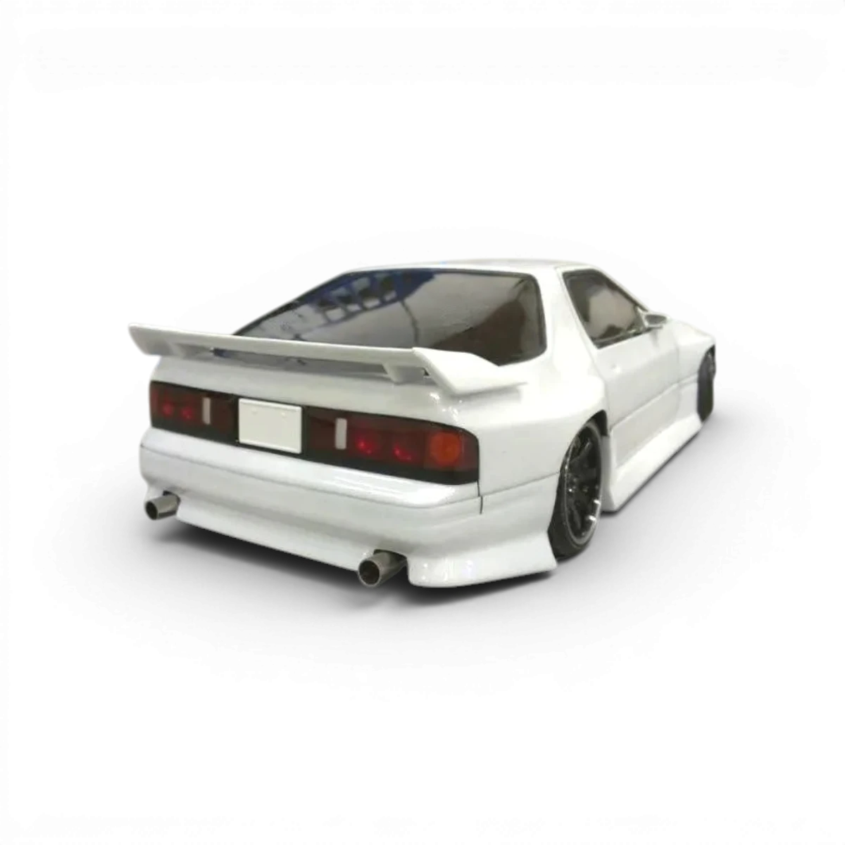 Kit carrosserie Aero pour Mazda RX7 FC3S Topline, ensemble de pièces en plastique noir avec ailerons et spoilers.