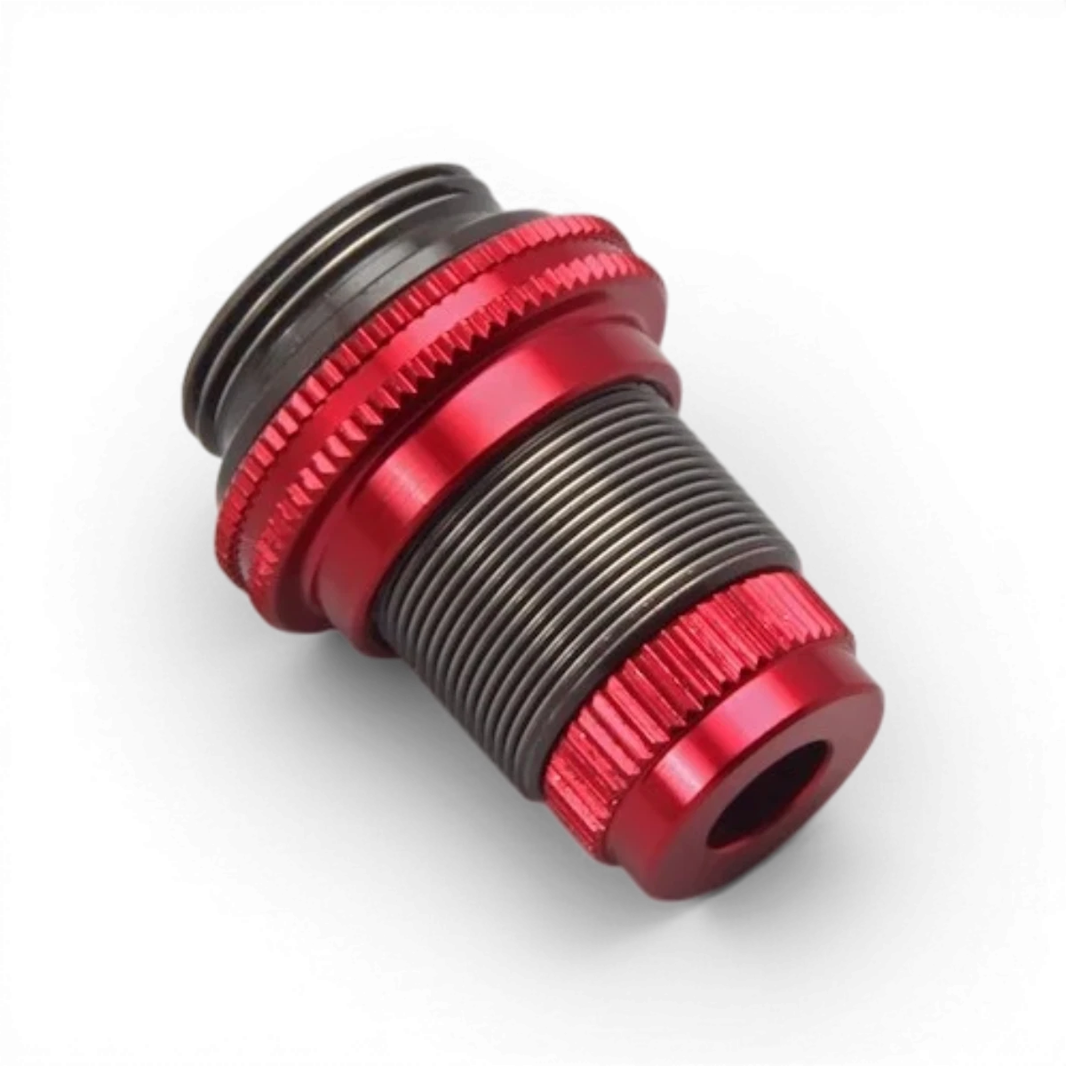 Kit d'amortisseurs en aluminium GRK5 pour voitures, pièces détachées de la marque SHIBATA, comprenant plusieurs composants.
