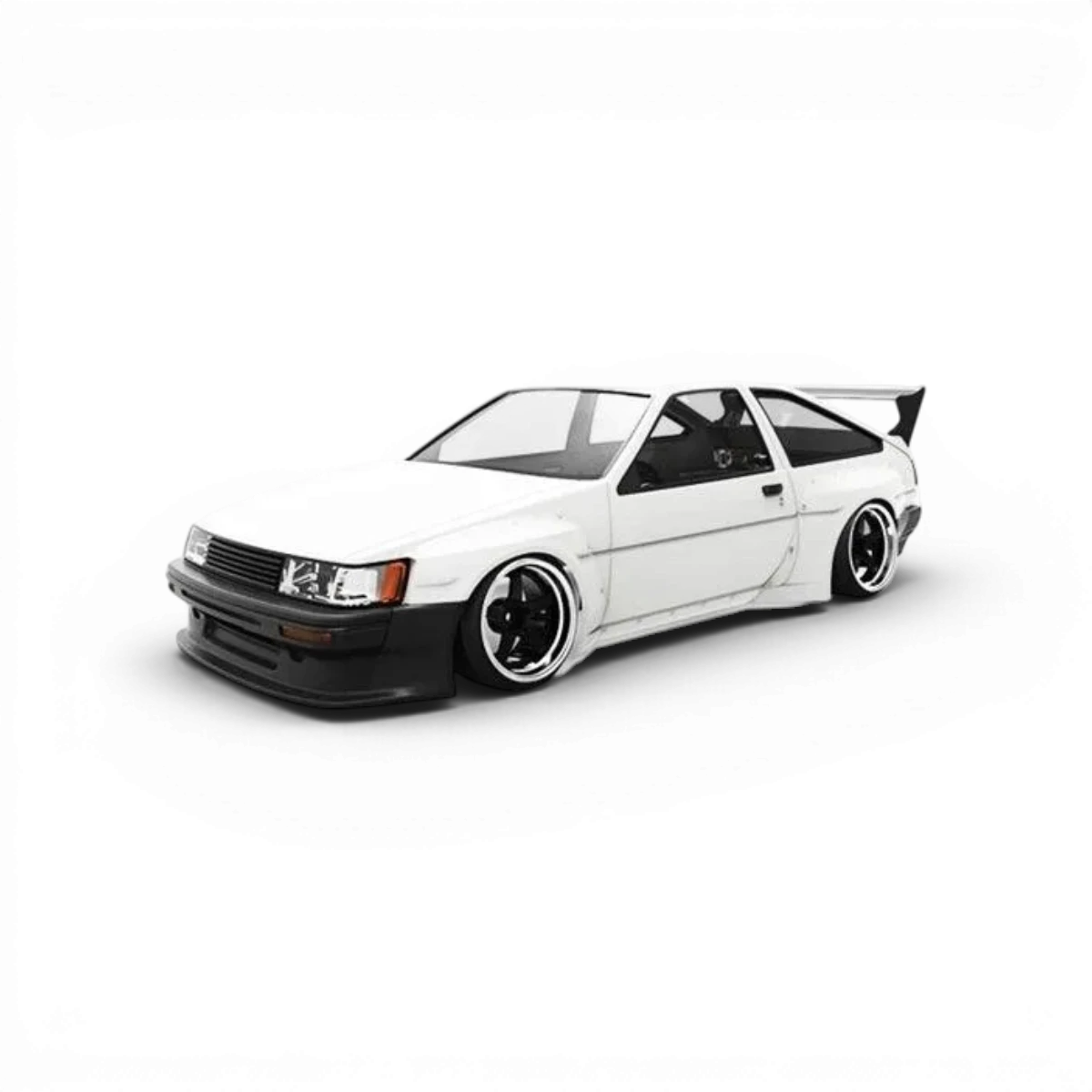 Kit de conversion RC Drift 240mm pour AE86 par Addiction RC Design, comprenant le set DRIFT PARADIZ.
