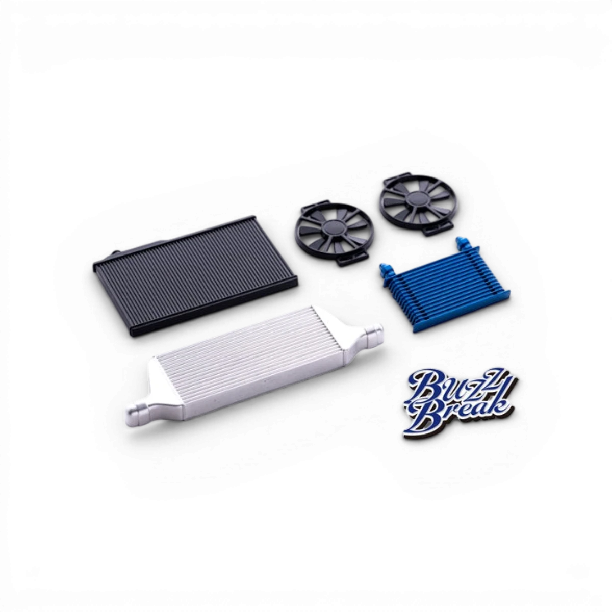 Kit d'accessoires de refroidissement BuzzBreak, ensemble de 5 pièces pour personnalisation de voiture.