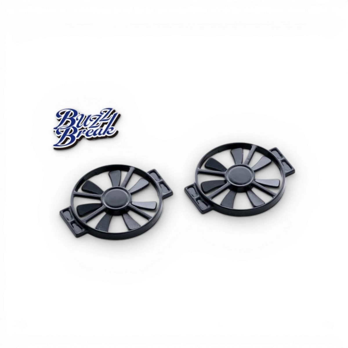 Kit d'accessoires de refroidissement BuzzBreak, ensemble de 5 pièces pour customisation de véhicules, avec divers composants.