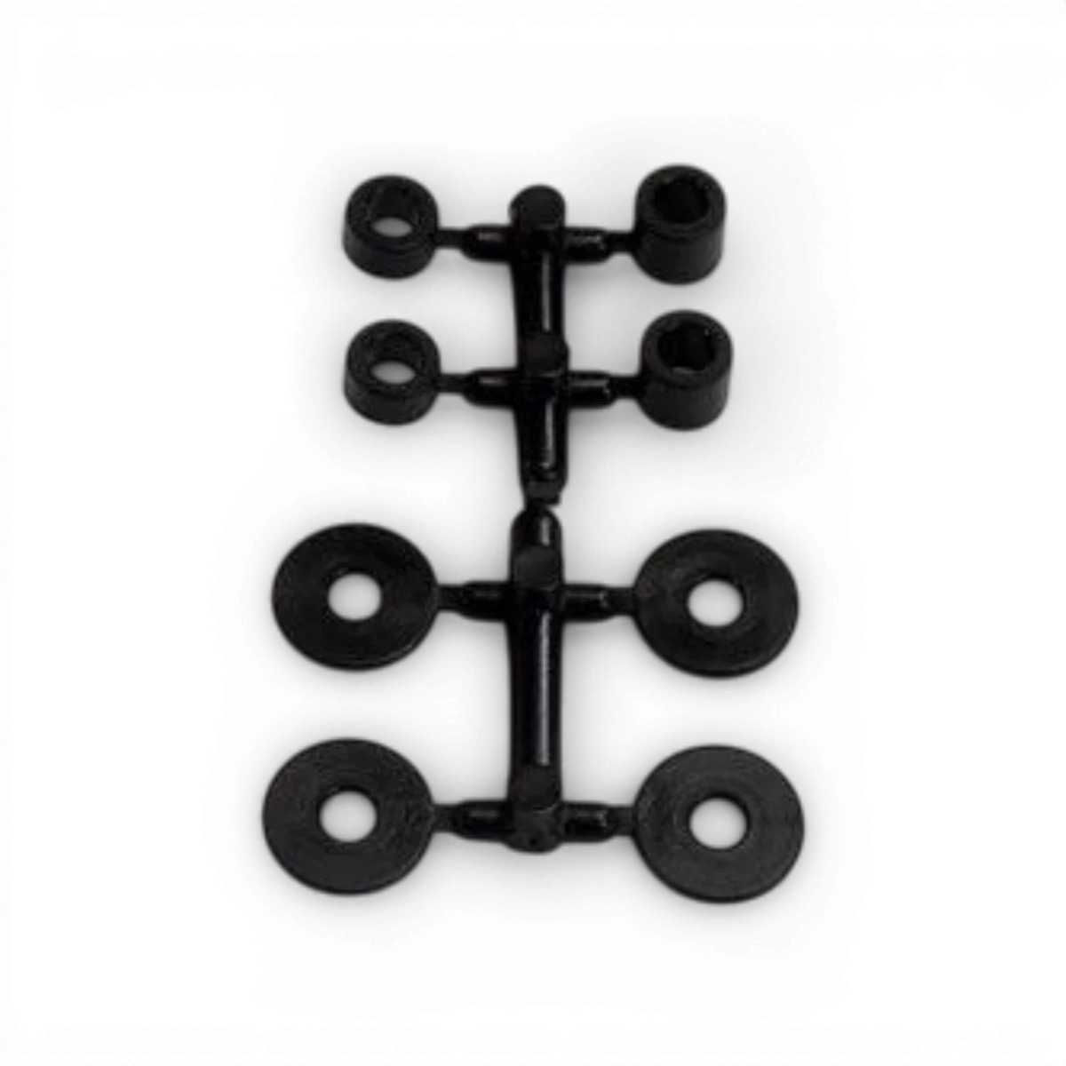 Kit de rondelles et entretoises en résine SHIBATA pour GRK, pièces détachées, composants durables pour fixation.