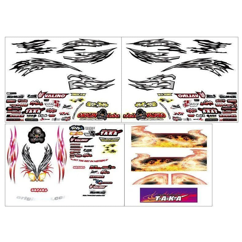 Kit de décoration animal style pour Nissan Silvia S13, personnalisé par PS-Taka, avec motifs uniques pour une touche originale.