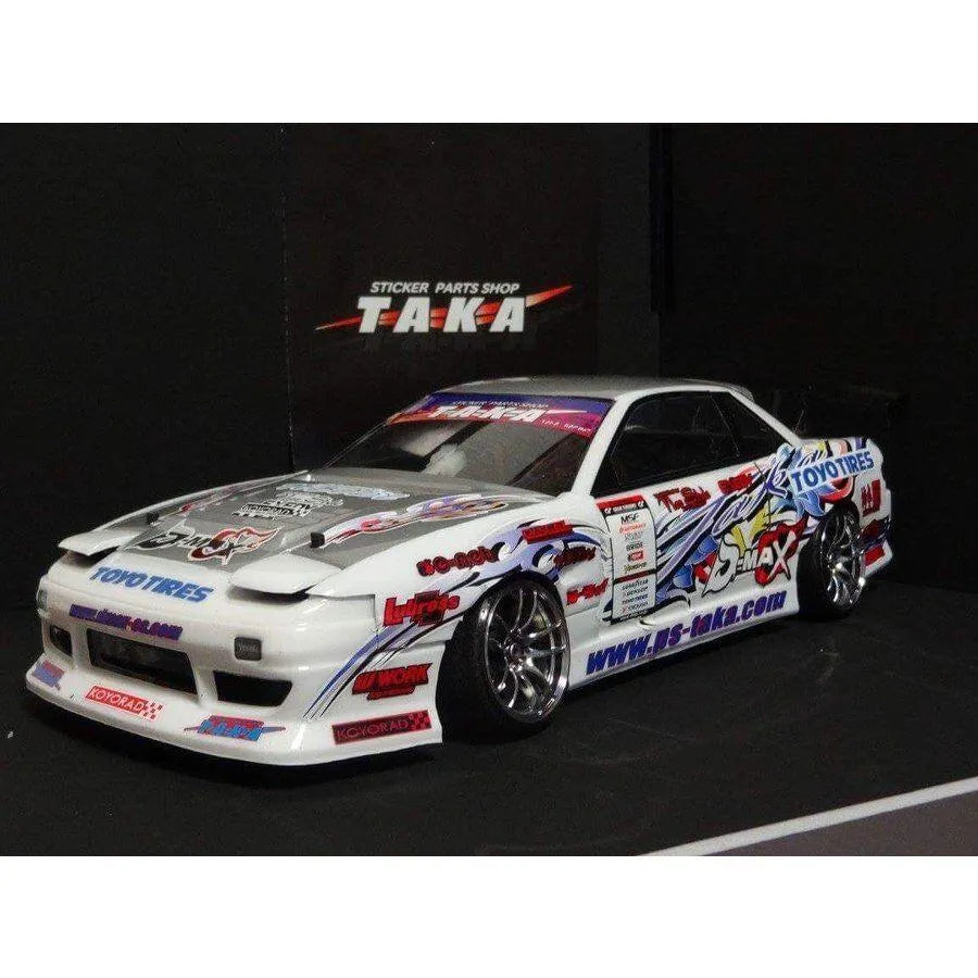 Kit de décoration D1 Street Legal 2011 Champion Semi Tanaka pour customisation, avec motifs et logos PS-Taka.