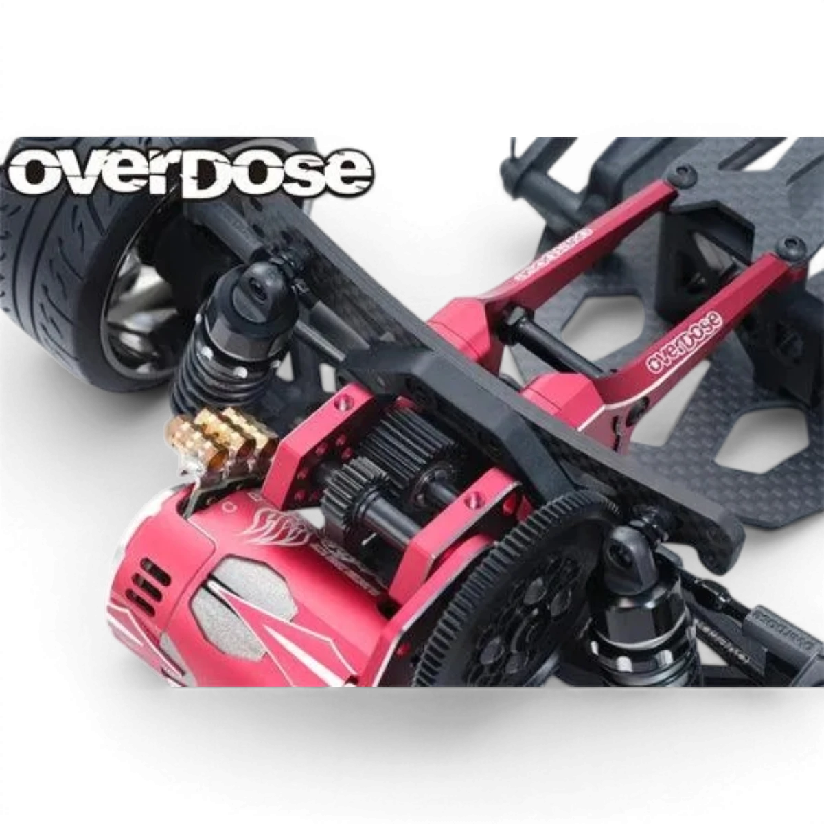Kit différentiel à billes avec engrenages pour OD3835-7, pièces détachées de la marque Overdose, visible en détail.
