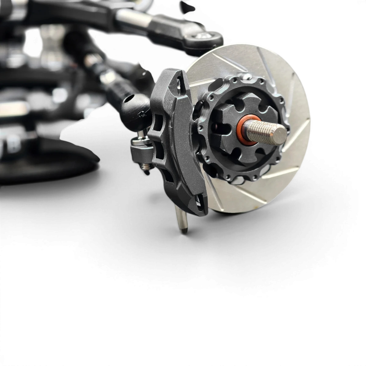 Kit étriers et rotors SR Series RhinoRacing pour voiture de course, comprenant des composants de freinage performants.