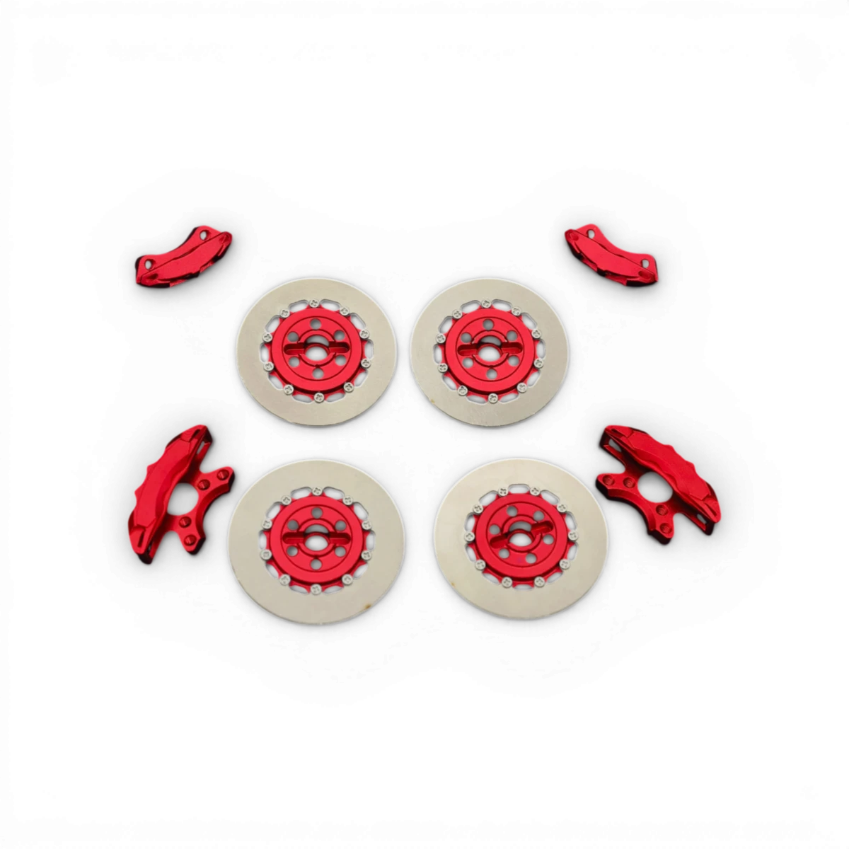 Kit d'étriers et rotors SR Series RhinoRacing pour voiture de sport, pièces de freinage performantes.