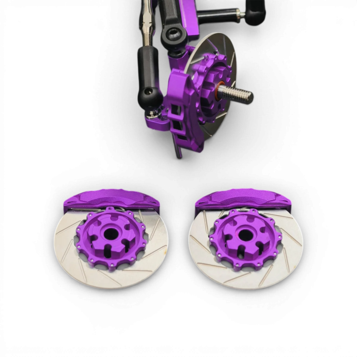 Kit de étriers et rotors SR Series RhinoRacing, ensemble complet pour freinage haute performance, en image.