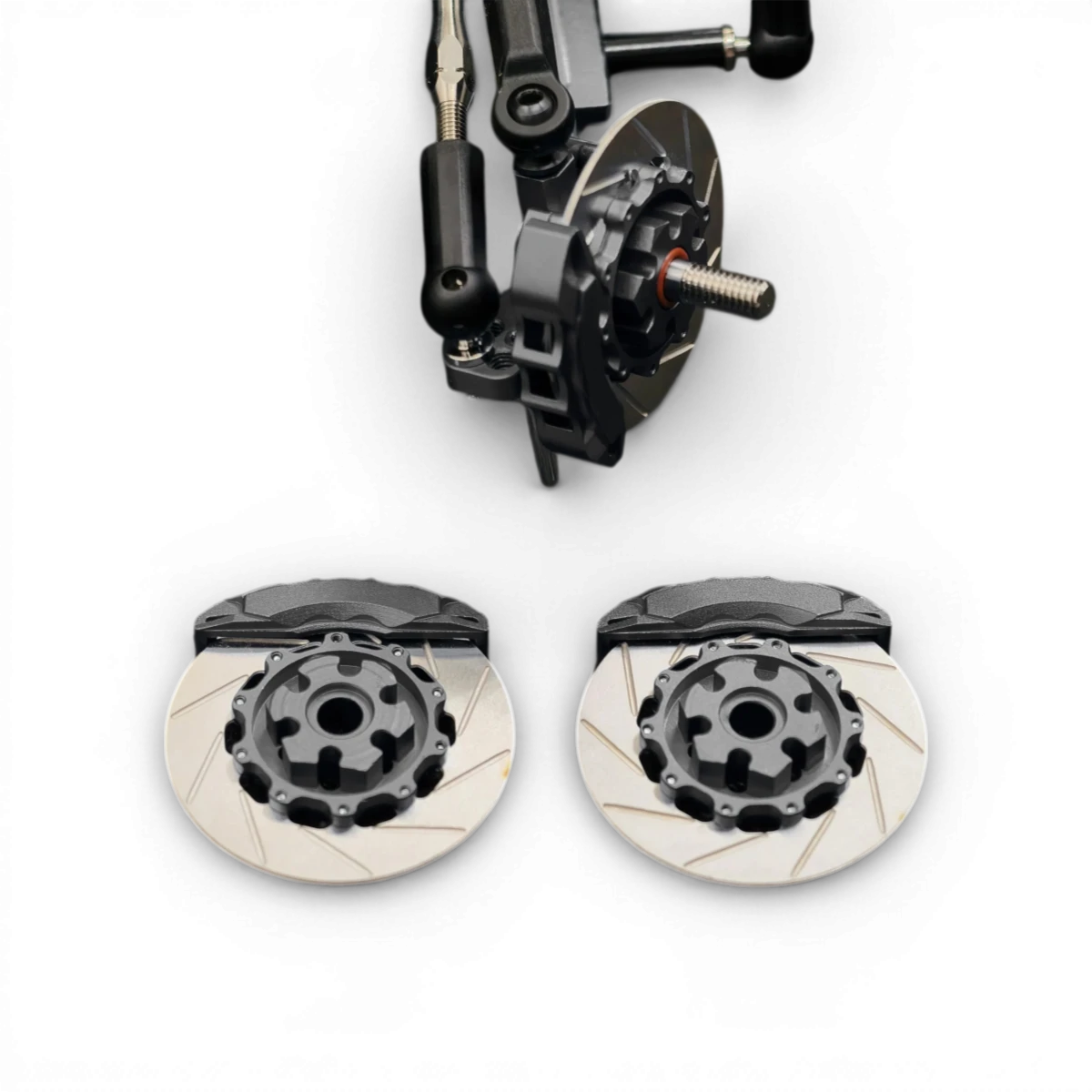 Kit étriers et rotors SR Series de RhinoRacing, composants de freinage haute performance pour voiture.