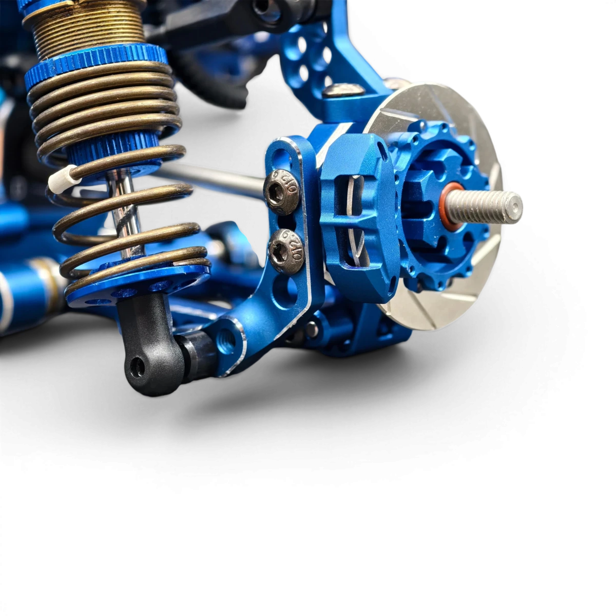 Kit étriers et rotors SR Series RhinoRacing pour véhicule, montre les composants de freinage avec détails en métal et fixation.