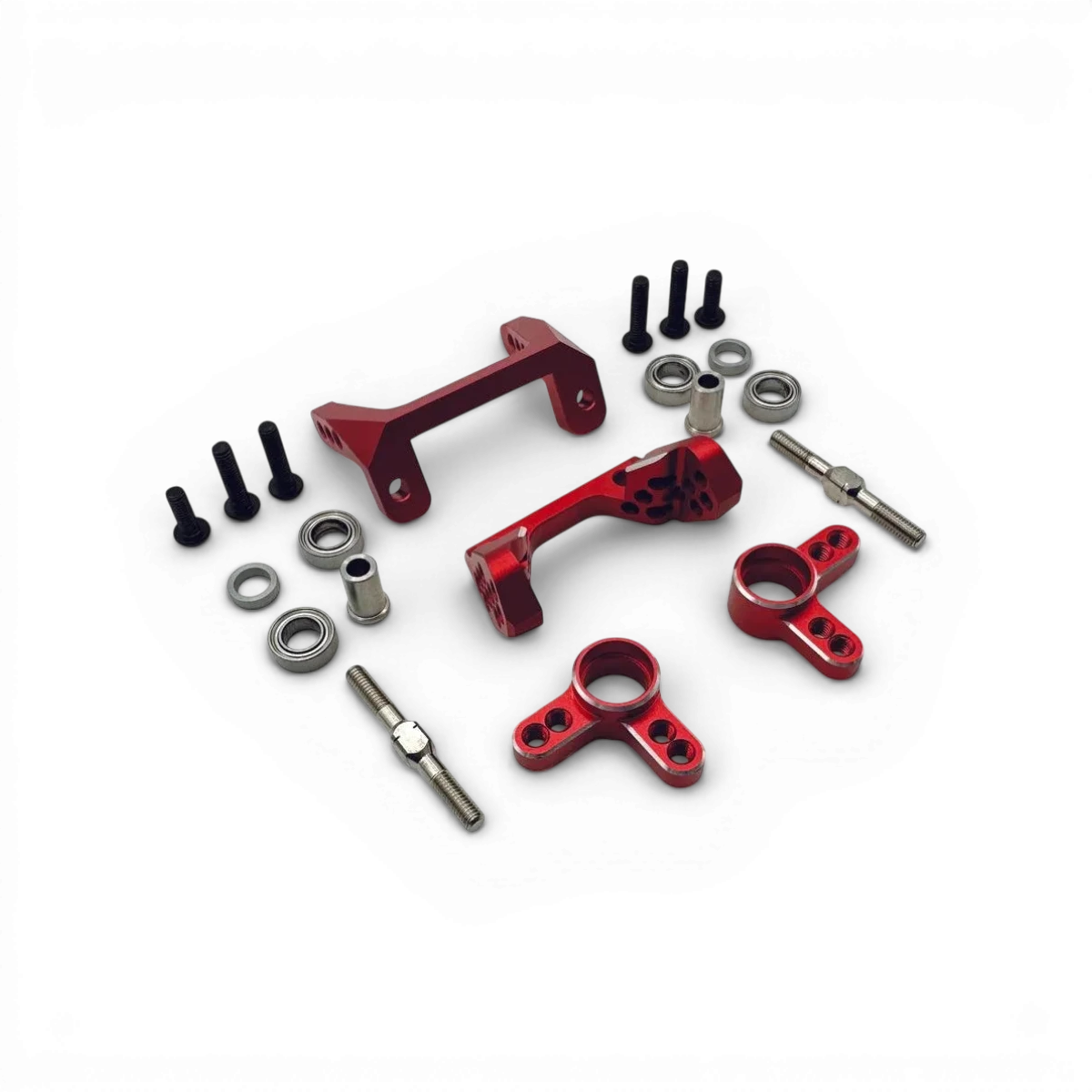 Kit Hydra Shark IFS de RhinoRacing avec composants pour suspension et direction, conçu pour voitures de drift.