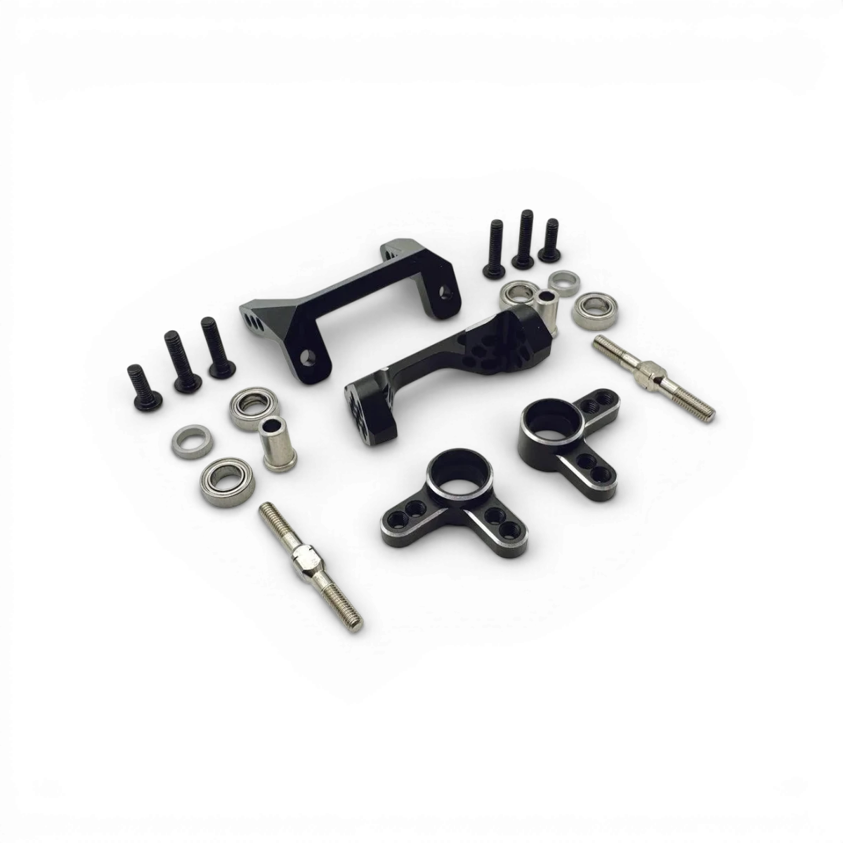 Kit Hydra Shark IFS de RhinoRacing, ensemble de pièces de suspension pour voiture de drift, avec composants robustes et précis.