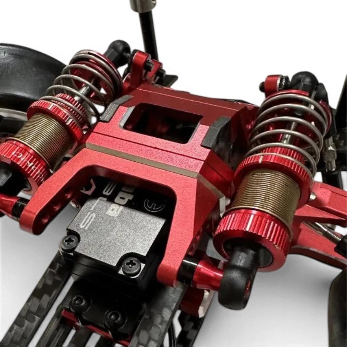 Kit Hydra Shark IFS de RhinoRacing avec composants en acier pour voiture de drift, prêt pour la compétition.