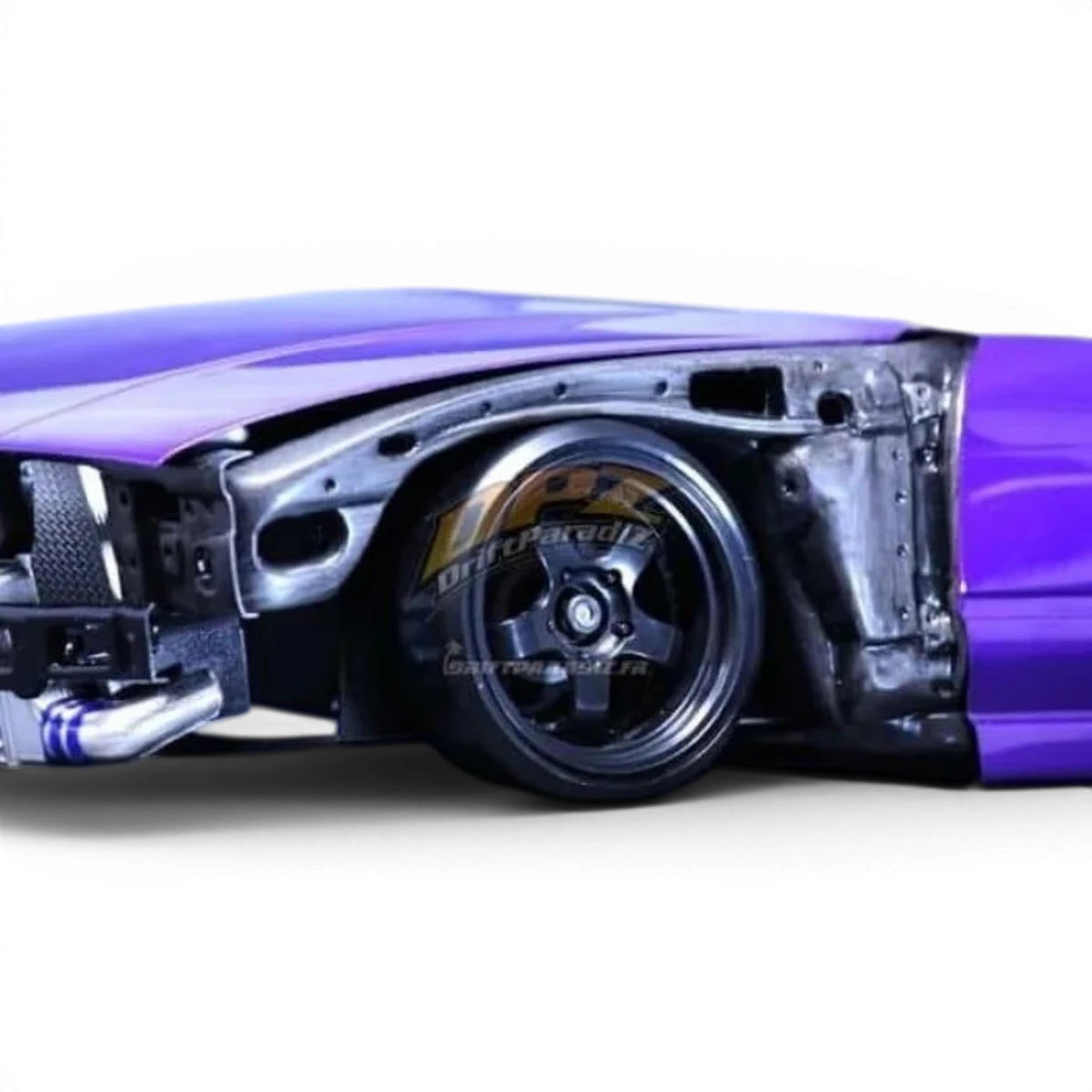 Kit intérieur et châssis apparent pour Nissan PS13, conçu par Pandora RC pour voitures radiocommandées.
